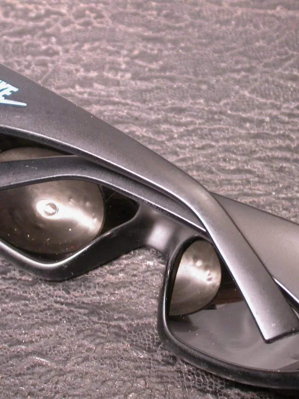 Nike Grind Matte Black and Blue Sporty Sunglasses FRAME ONLY
